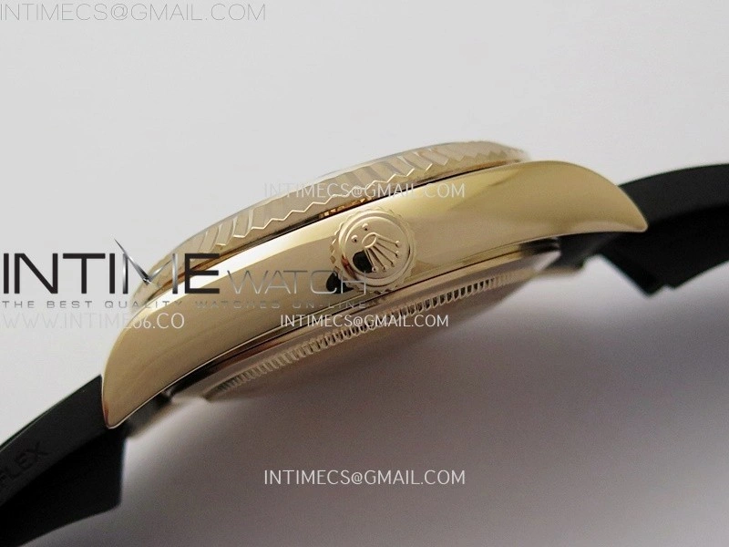 Sky-Dweller 336235 Gain Weight RG ZF 1:1 Best Edition Brown Dial On Oysterflex Rubber Strap Asian 2824