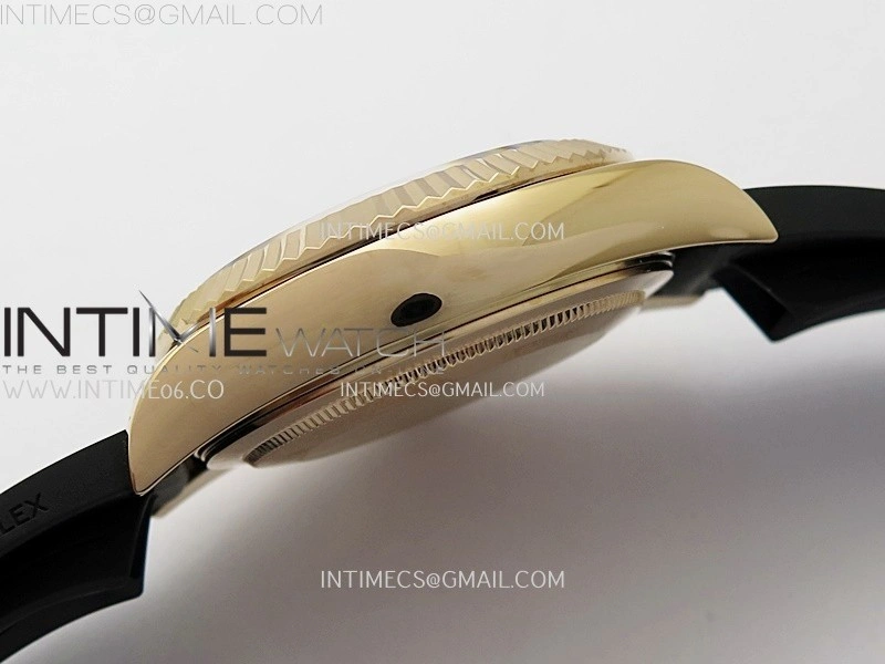 Sky-Dweller 336235 Gain Weight RG ZF 1:1 Best Edition Brown Dial On Oysterflex Rubber Strap Asian 2824