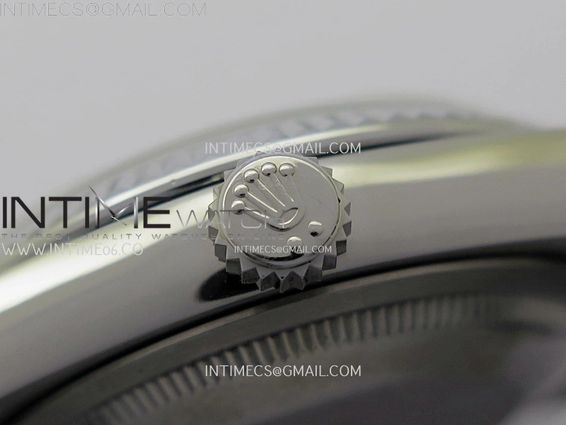 Day Date 128239 Gain Weight SS QF 1:1 Best Edition Blue Dial Roman Markers on SS President Bracelet
