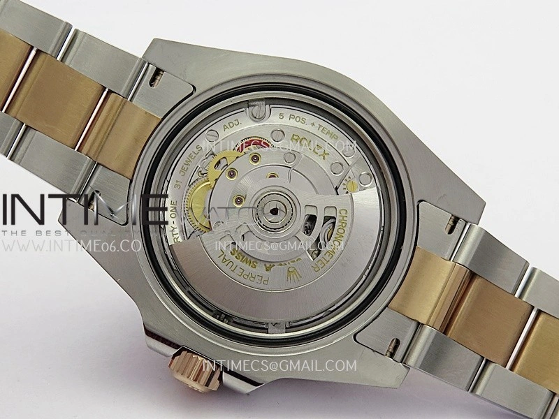 GMT-Master II 126711 CHNR Gain Weight V4 Gold Factory 1:1 Best Edition Black Dial On SS RG Bracelet SH3285 CHS