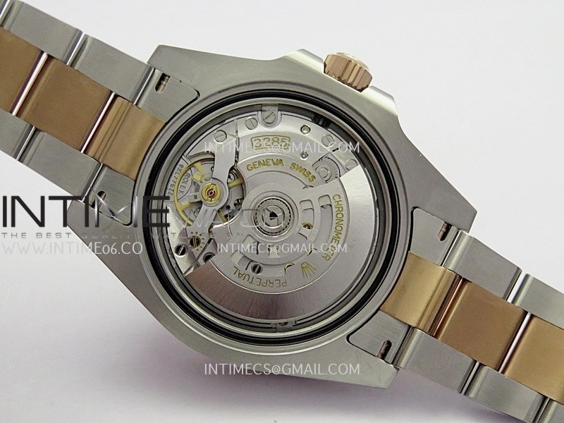 GMT-Master II 126711 CHNR Gain Weight V4 Gold Factory 1:1 Best Edition Black Dial On SS RG Bracelet SH3285 CHS