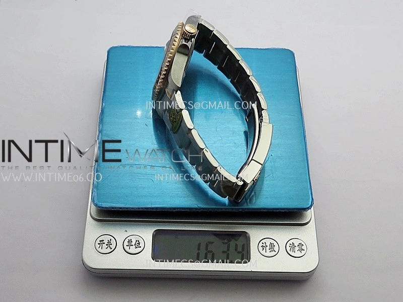 GMT-Master II 126711 CHNR Gain Weight V4 Gold Factory 1:1 Best Edition Black Dial On SS RG Bracelet SH3285 CHS