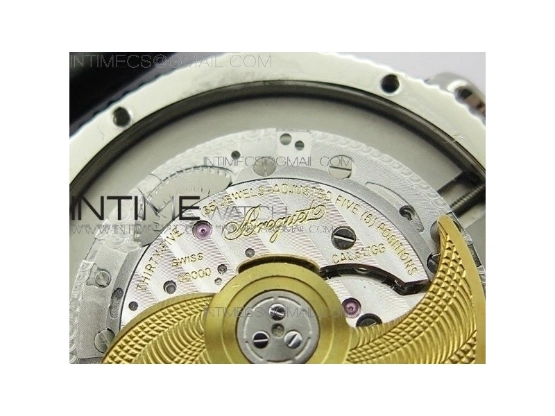 Marine 5222 SS HGF 1:1 Best Edition Blue Dial On black Leather Strap Asian Cal.517GG