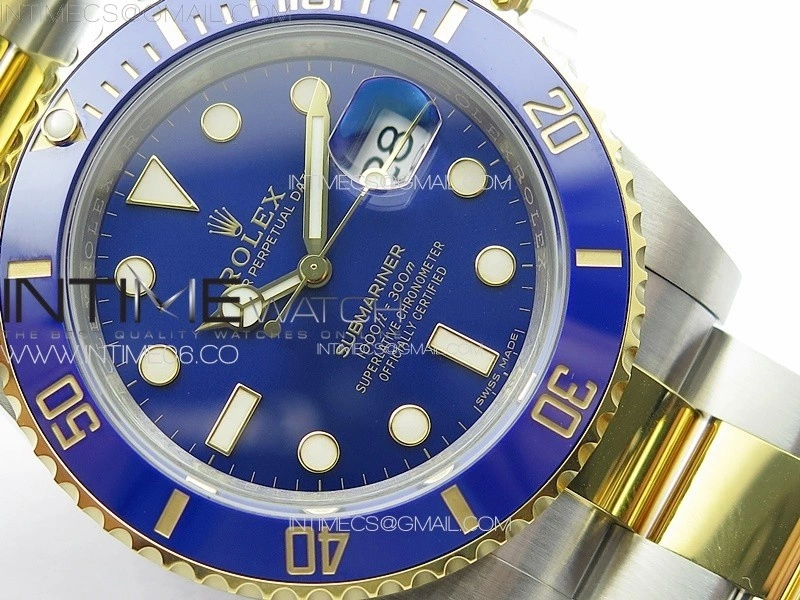 Submariner 116613 LB SS YG Blue Ceramic 904L Steel VSF 1:1 Best Edition Blue Dial VS3135
