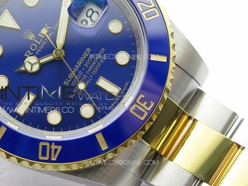 Submariner 116613 LB SS YG Blue Ceramic 904L Steel VSF 1:1 Best Edition Blue Dial VS3135