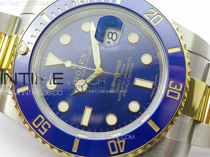 Submariner 116613 LB SS YG Blue Ceramic 904L Steel VSF 1:1 Best Edition Blue Dial VS3135