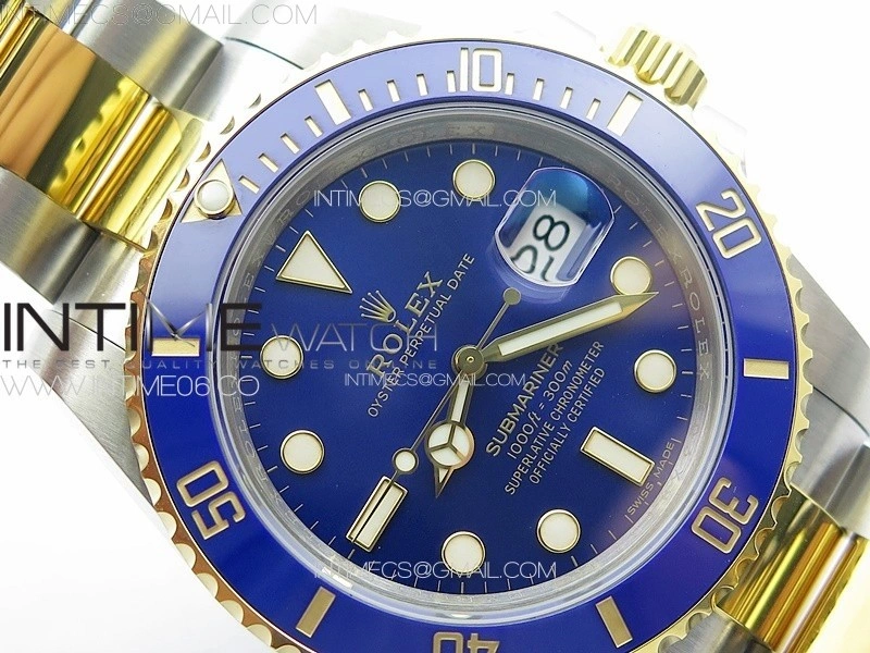 Submariner 116613 LB SS YG Blue Ceramic 904L Steel VSF 1:1 Best Edition Blue Dial VS3135
