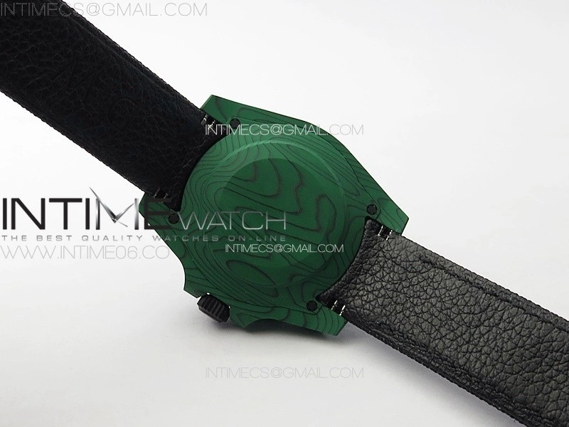 Submariner DIW Green Carbon VSF 1:1 Best Edition Black Dial on Black Nylon Strap VS3135