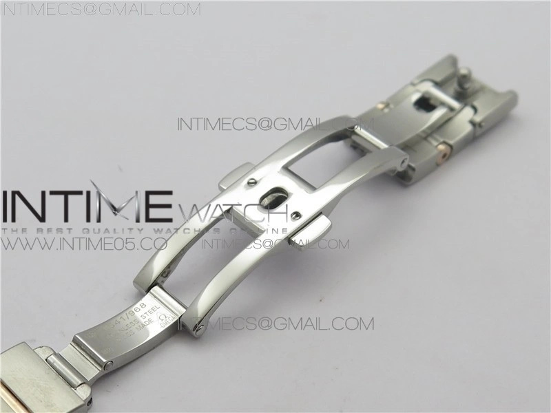 Constellation Ladies 27mm K11F 1:1 Best Edition SS RG Diamonds Bezel White MOP Dial Stick Markers on SS RG Bracelet ETA Quartz