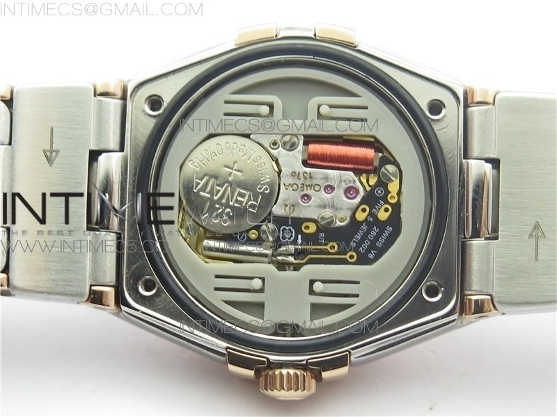Constellation Ladies 27mm K11F 1:1 Best Edition SS RG Diamonds Bezel White MOP Dial Stick Markers on SS RG Bracelet ETA Quartz