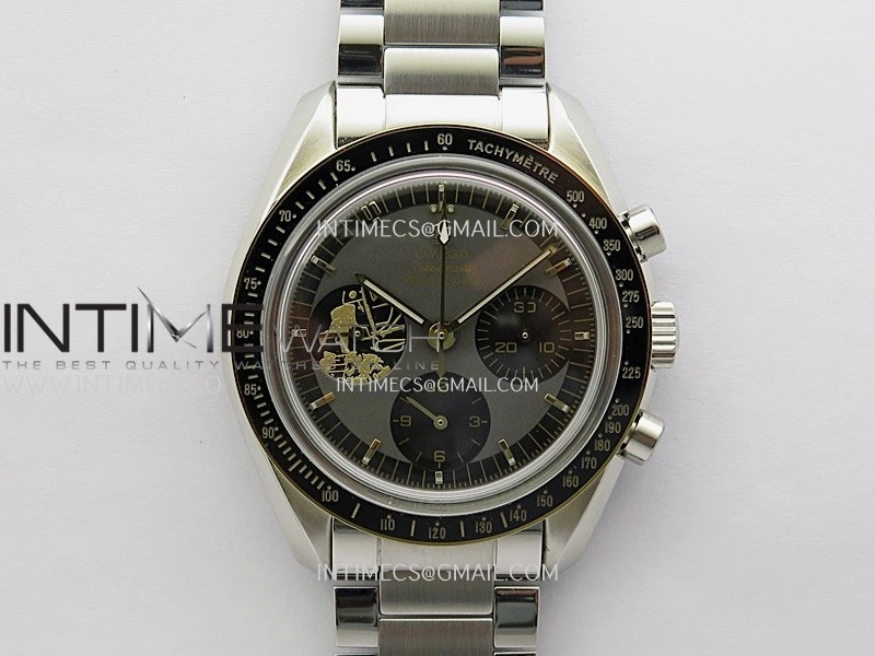 Speedmaster Professional 50th Anniversary SS YG N1F Best Edition Gray Dial On SS Bracelet Asian 3861