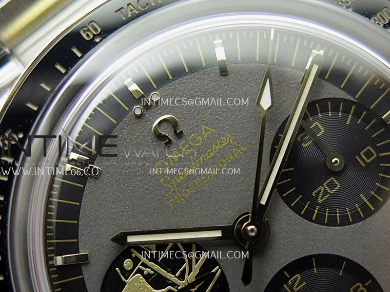 Speedmaster Professional 50th Anniversary SS YG N1F Best Edition Gray Dial On SS Bracelet Asian 3861