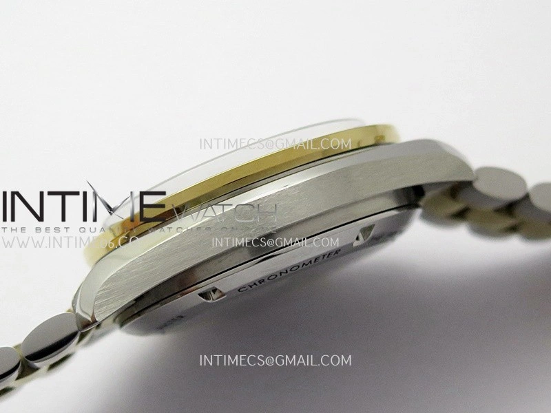Speedmaster Professional SS YG N1F Best Edition Silver Dial Gold Subdial On SS YG Bracelet Asian 3861