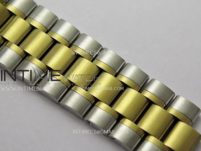 Speedmaster Professional SS YG N1F Best Edition Silver Dial Gold Subdial On SS YG Bracelet Asian 3861