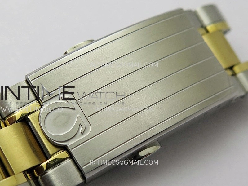 Speedmaster Professional SS YG N1F Best Edition Silver Dial Gold Subdial On SS YG Bracelet Asian 3861
