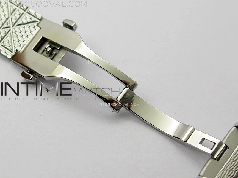 La D de dior Satine 25mm SS 8848F 1:1 Best Edition Silver Dial on SS bracelet Swiss Quartz