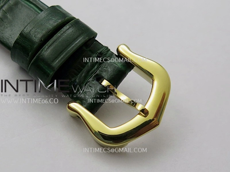 Baignoire Watch YG AF 1:1 Best Edition Green MOP Dial On Green Croco Strap RONDA Quartz