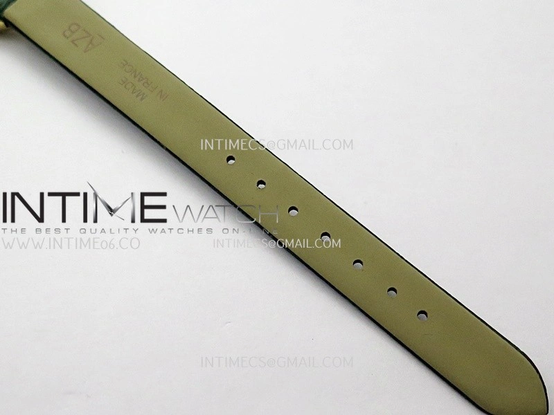 Baignoire Watch YG AF 1:1 Best Edition Green MOP Dial On Green Croco Strap RONDA Quartz
