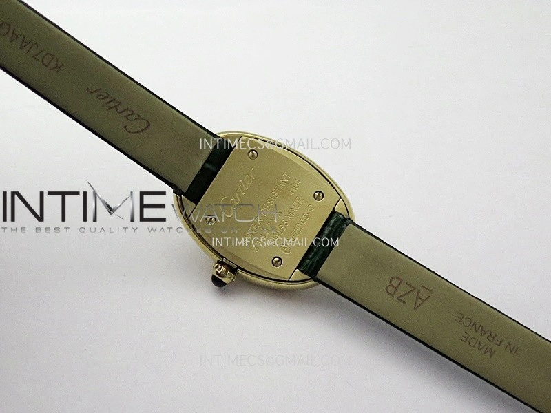 Baignoire Watch YG AF 1:1 Best Edition Green MOP Dial On Green Croco Strap RONDA Quartz