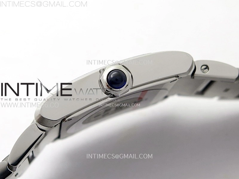 Tank Francaise Ladies 27mm SS 8848F 1:1 Best Edition Silver Dial on SS Bracelet Ronda Quartz