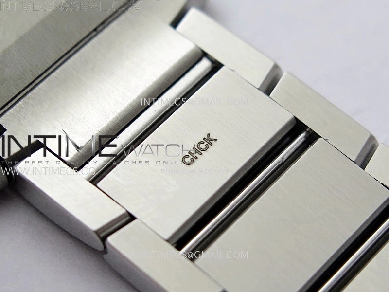 Tank Francaise Ladies 27mm SS 8848F 1:1 Best Edition Silver Dial on SS Bracelet Ronda Quartz