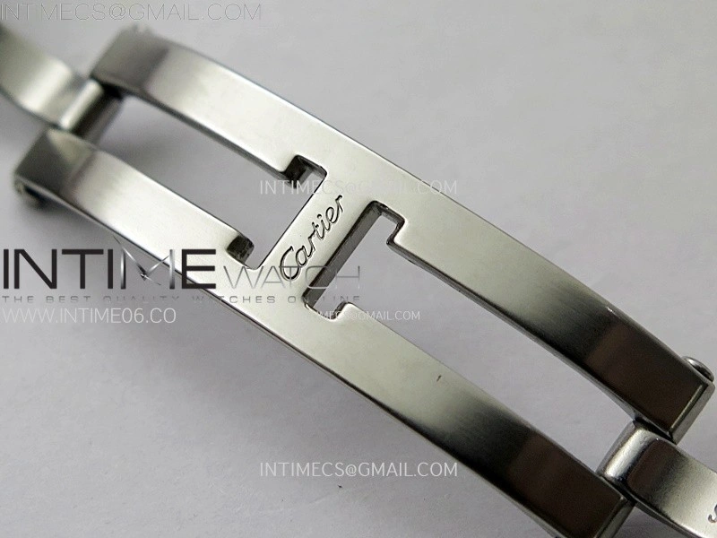 Tank Francaise Ladies 27mm SS 8848F 1:1 Best Edition Silver Dial on SS Bracelet Ronda Quartz