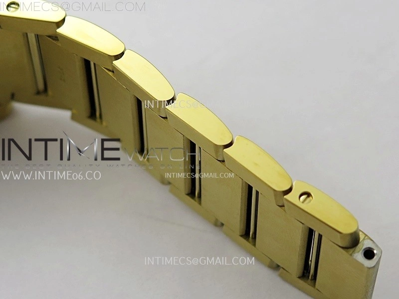 Tank Francaise Ladies 27mm YG 8848F 1:1 Best Edition Silver Dial on YG Bracelet Ronda Quartz
