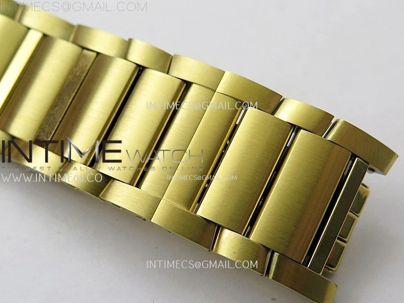 Tank Francaise Ladies 27mm YG 8848F 1:1 Best Edition Silver Dial on YG Bracelet Ronda Quartz
