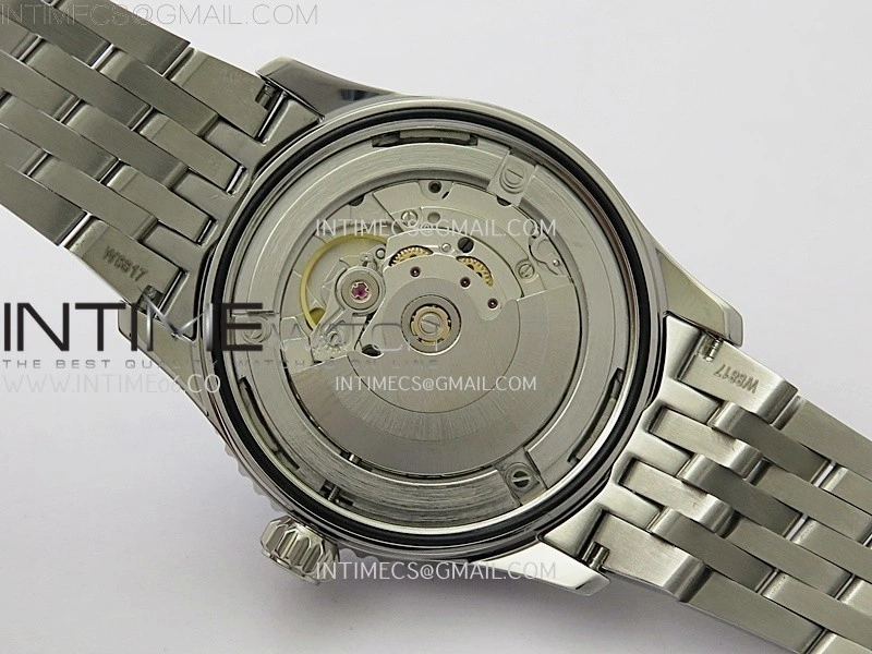 Navitimer 41mm GMT SS BLSF 1:1 Best Edition Champagne Gold Dial on SS Bracelet A2836