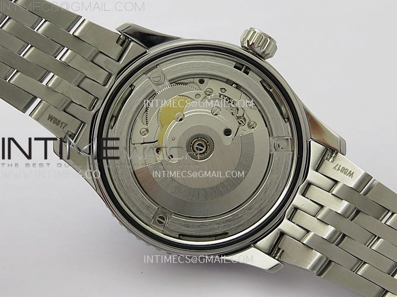 Navitimer 41mm GMT SS BLSF 1:1 Best Edition Champagne Gold Dial on SS Bracelet A2836