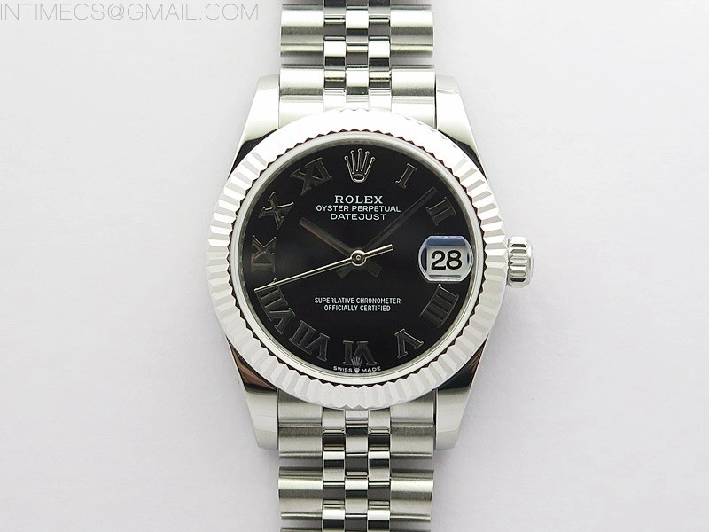 Datejust 31mm 278271 SS BP Best Edition Black Roman Markers Dial on Jubilee Bracelet