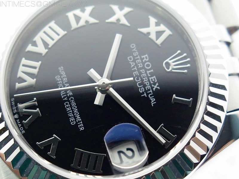 Datejust 31mm 278271 SS BP Best Edition Black Roman Markers Dial on Jubilee Bracelet