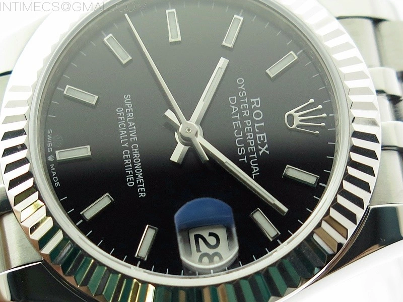 Datejust 31mm 278271 SS BP Best Edition Black Stick Markers Dial on Jubilee Bracelet