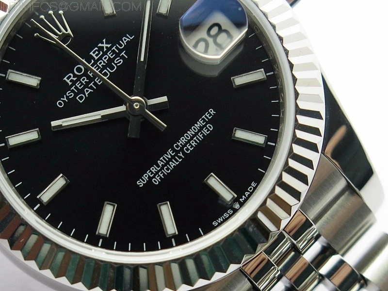 Datejust 31mm 278271 SS BP Best Edition Black Stick Markers Dial on Jubilee Bracelet