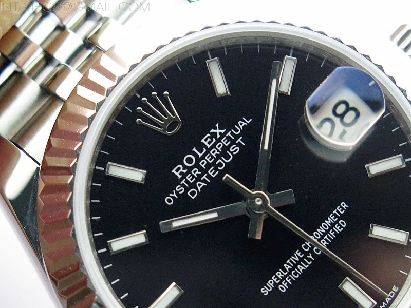Datejust 31mm 278271 SS BP Best Edition Black Stick Markers Dial on Jubilee Bracelet