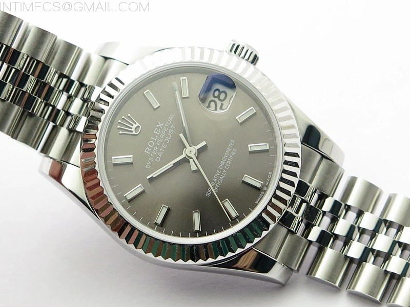 Datejust 31mm 278271 SS BP Best Edition Gray Sticks Markers Dial on Jubilee Bracelet