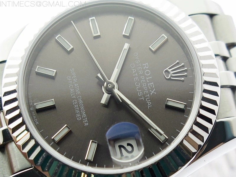Datejust 31mm 278271 SS BP Best Edition Gray Sticks Markers Dial on Jubilee Bracelet