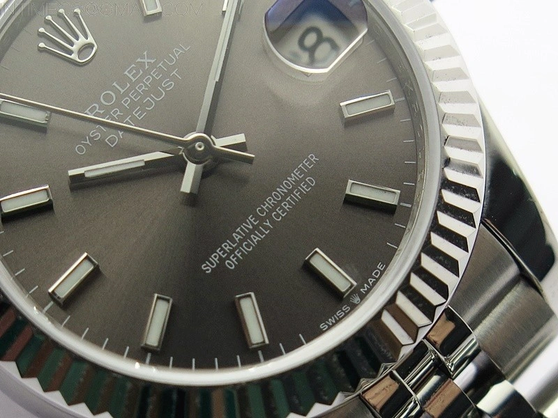 Datejust 31mm 278271 SS BP Best Edition Gray Sticks Markers Dial on Jubilee Bracelet