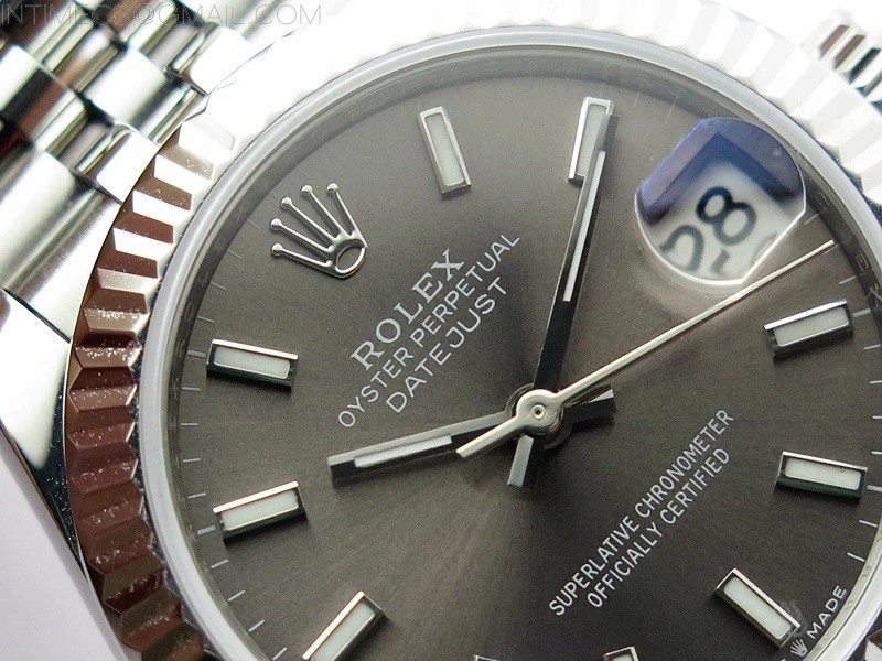 Datejust 31mm 278271 SS BP Best Edition Gray Sticks Markers Dial on Jubilee Bracelet