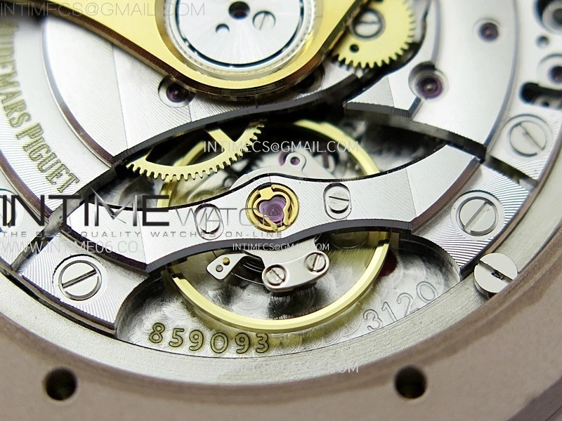 Royal Oak 37mm 15450 RG IPF 1:1 Best Edition Black Dial on RG Bracelet SA3120 Super Clone