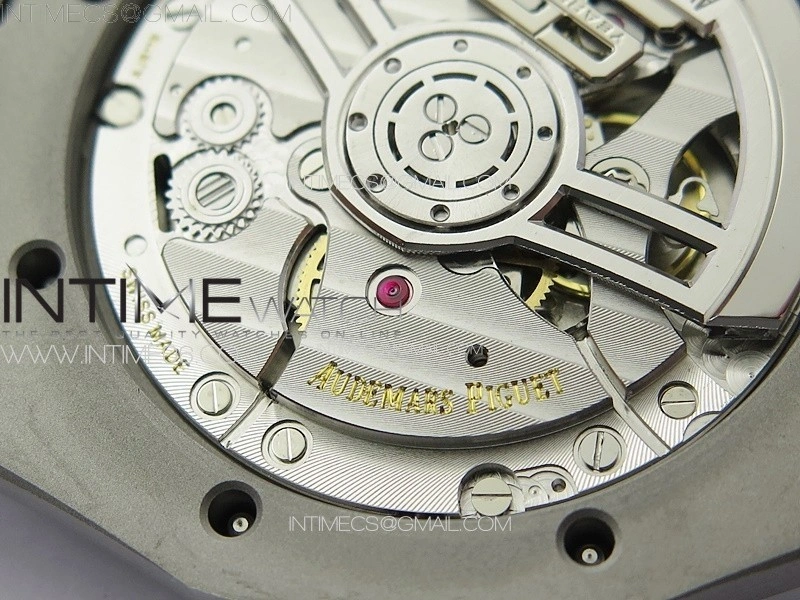 Royal Oak 41mm 15510 50th SS ZF 1:1 Best Edition Black Textured Dial on SS Bracelet A4302