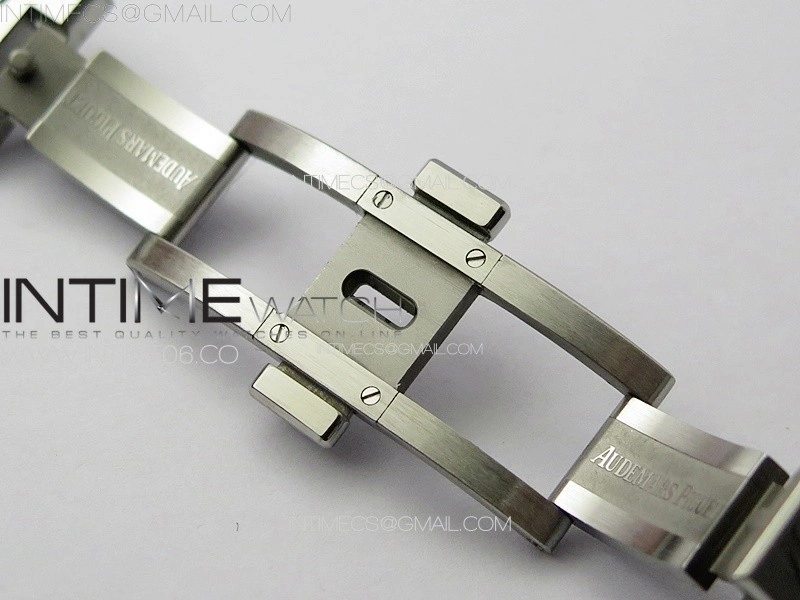 Royal Oak 41mm 15510 50th SS ZF 1:1 Best Edition Green Textured Dial on SS Bracelet A4302