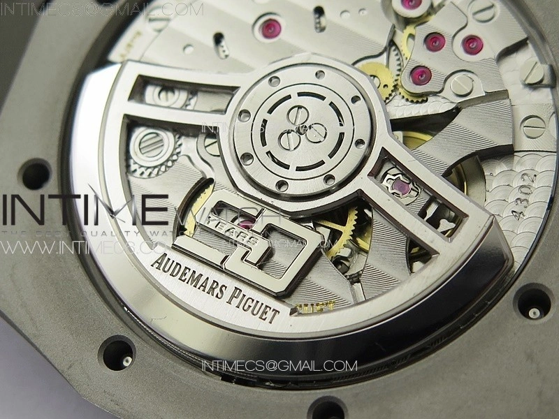 Royal Oak 41mm 15510 50th SS ZF 1:1 Best Edition Green Textured Dial on SS Bracelet A4302