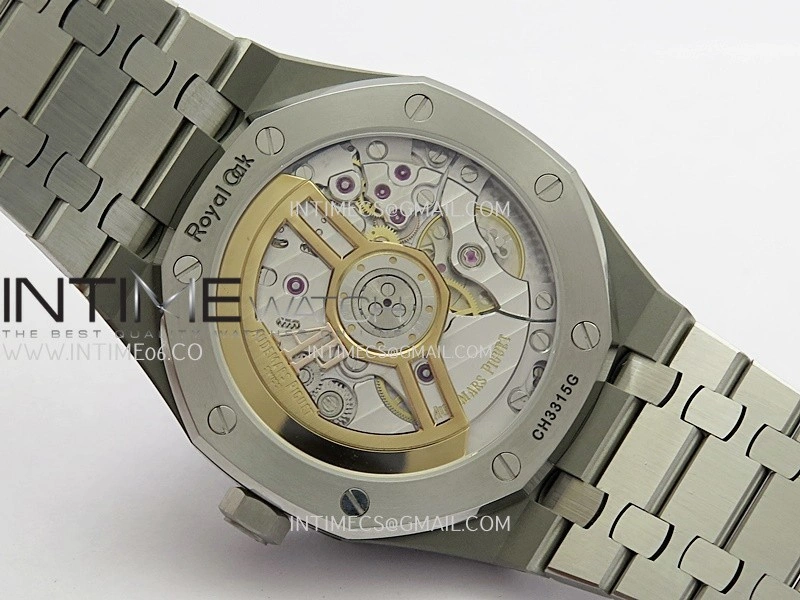 Royal Oak 41mm 15510 SS DDF 1:1 Best Edition Black Dial On SS Bracelet DD4302 Super Clone