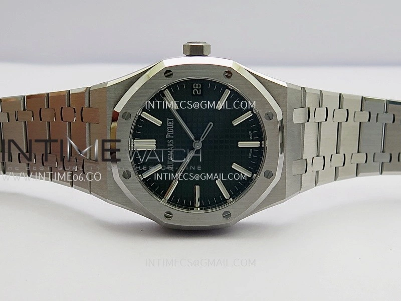 Royal Oak 41mm 15510 SS DDF 1:1 Best Edition Green Dial On SS Bracelet DD4302 Super Clone