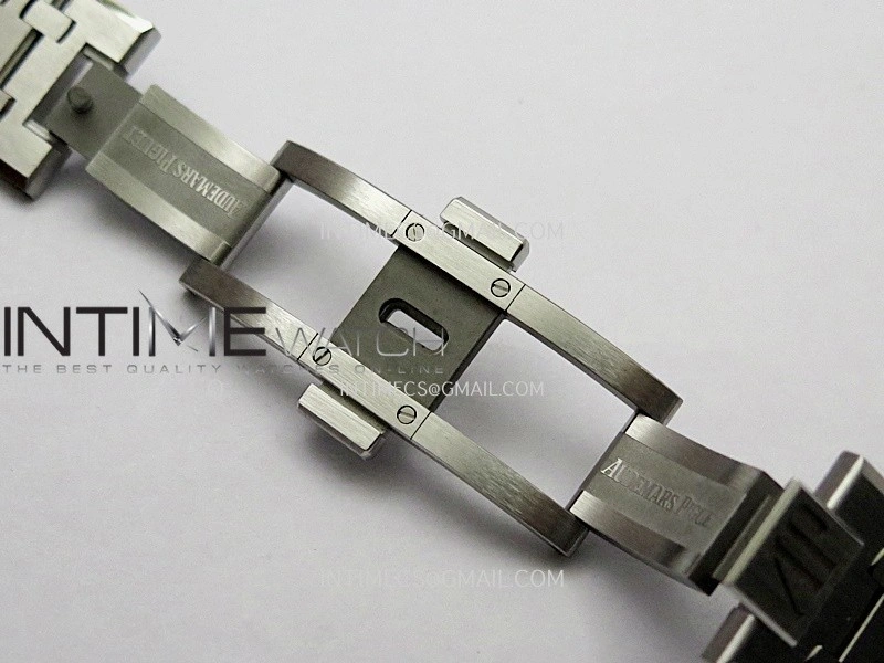 Royal Oak 41mm 15510 SS DDF 1:1 Best Edition Green Dial On SS Bracelet DD4302 Super Clone