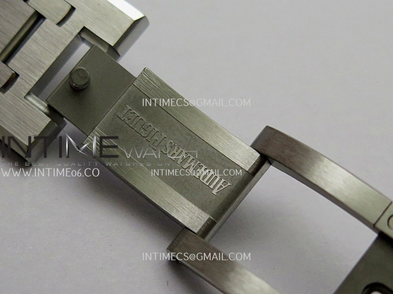 Royal Oak 41mm 15510 SS DDF 1:1 Best Edition Green Dial On SS Bracelet DD4302 Super Clone
