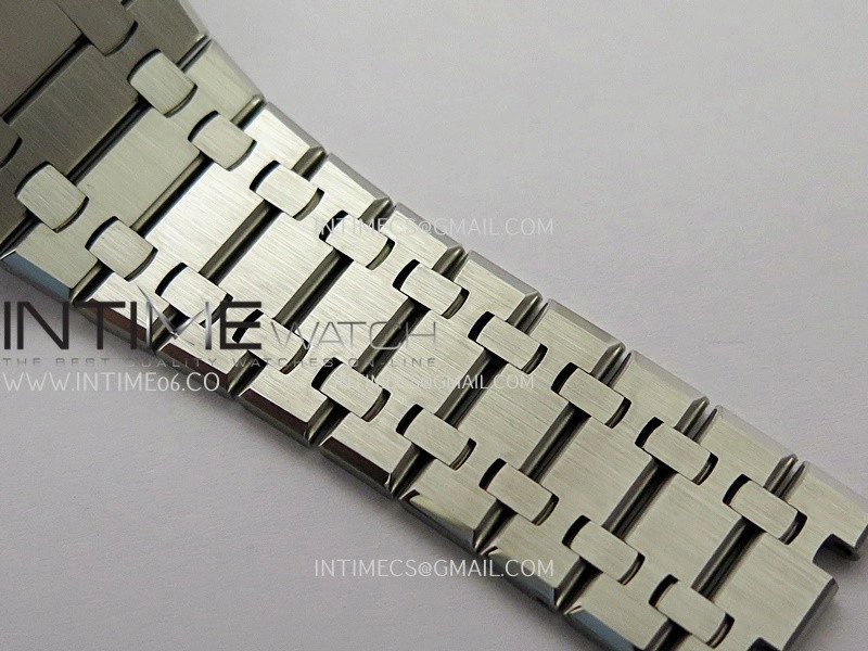 Royal Oak 41mm 15510 SS ZF 1:1 Best Edition Blue Ombre Textured Dial On SS Bracelet A4302