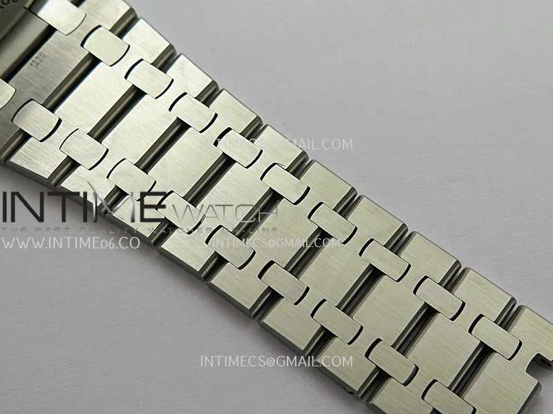 Royal Oak 41mm 15510 SS ZF 1:1 Best Edition Blue Ombre Textured Dial On SS Bracelet A4302