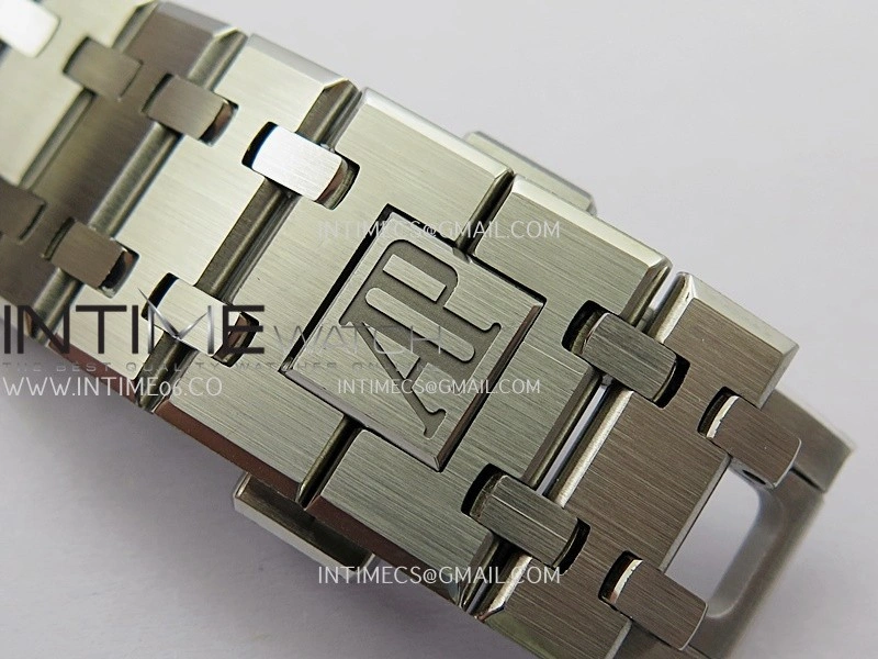 Royal Oak 41mm 15510 SS ZF 1:1 Best Edition Blue Ombre Textured Dial On SS Bracelet A4302